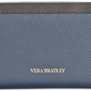 Vera Bradley Leather Georgia Wallet (classic navy)